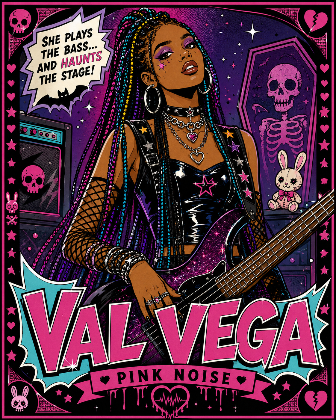 Val Vega of Pink Noise